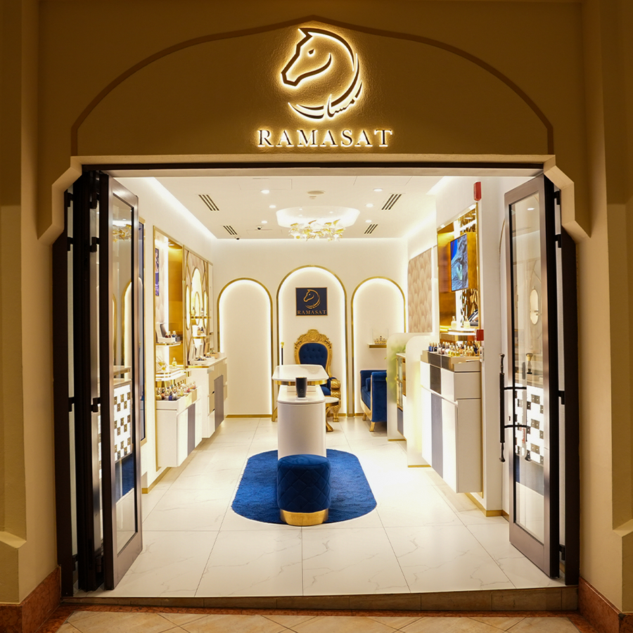 Ramasat perfume shop at Souk Al Bahar, Dubai, UAE Store Locator page